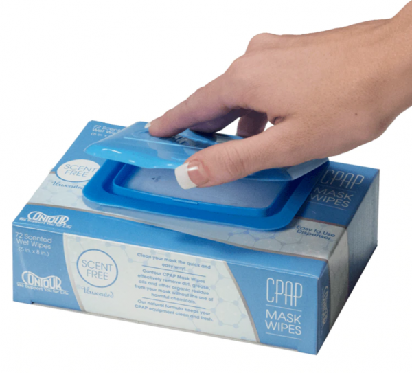 CPAP Masken Reinigungstücher 72 Tücher von Contour
